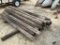 (655)BUNDLE OF 25 - 8' LONG WOOD POST