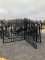 (433)16' WROUGHT IRON ENTRY GATE