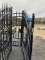 (436)16' WROUGHT IRON ENTRY GATE