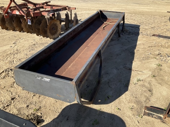 (30)7' METAL FEED TROUGH