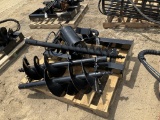 (627)UNUSED MOWER KING SS AUGER W/ 3 BITS