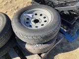 (9)2 - 205/75R15 TIRES/RIMS