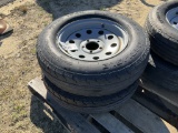 (6)2 - 205/75R15 TIRES/RIMS