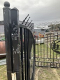 (129)20' WROUGHT IRON ENTRY GATE