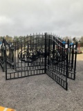 (433)16' WROUGHT IRON ENTRY GATE