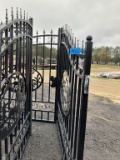 (436)16' WROUGHT IRON ENTRY GATE