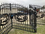 (145)16' WROUGHT IRON ENTRY GATE