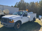 (115)2000 FORD F350 SERVICE TRUCK