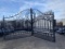 (472)GREATBEAR 14' WROUGHT IRON ENTRY GATE - PLAIN