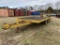 (853)21' 10TON EQUIPMENT TRAILER - NO TITLE