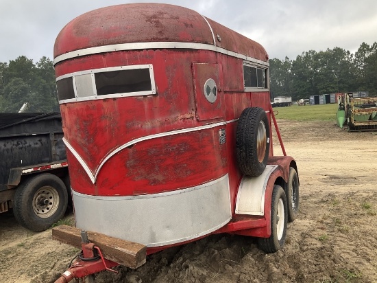 (325)5 X 9 T.A. 2 HORSE TRAILER - NO TITLE