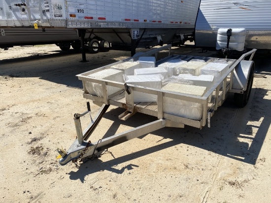 (293)2022 CARRY-ON 6X10 S.A. ALUMINUM TRAILER