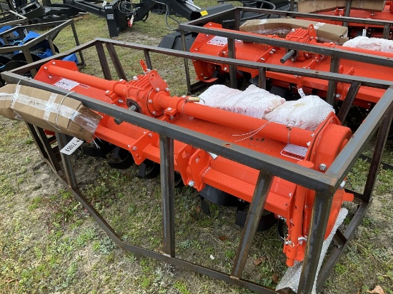 (601)UNUSED MOWER KING 3PT 72" ROTARY TILLER