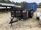 (273)2022 COVERED WAGON 6X12 T.A. TRAILER
