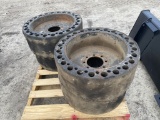 (840)SOLID SKID STEER WHEELS