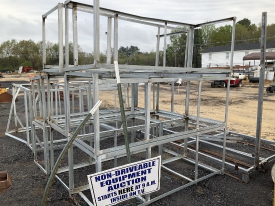 (1)LOT OF METAL CAGES