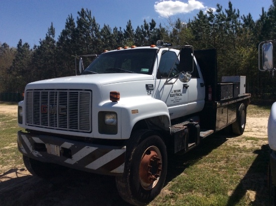 (110)1999 GMC C7500 SERVICE TRUCK