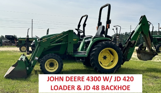 (60)JOHN DEERE 4300 W/ JOHN DEERE 420 LOADER