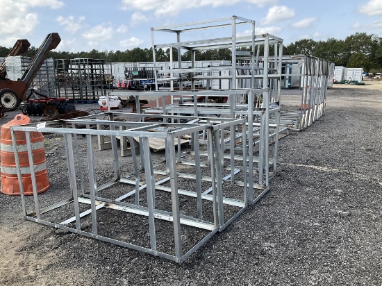 (1)LOT OF METAL CAGES