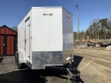 (933)2023 CARRY-ON 6 X 12 ENCLOSED TRAILER