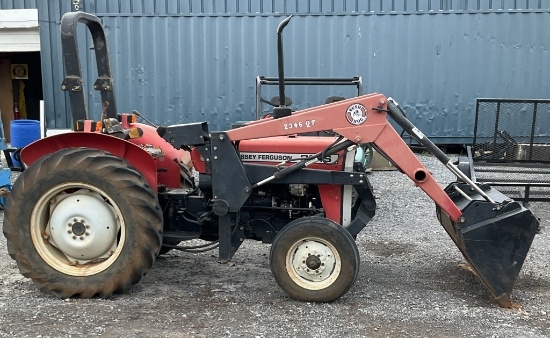 (91)MASSEY FERGUSON 231S W/ LOADER