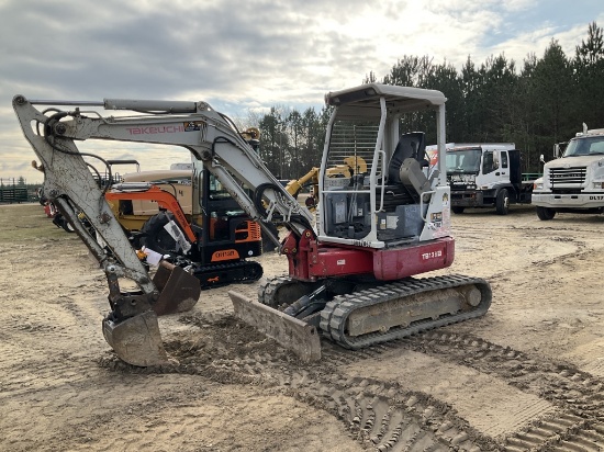 (218)TAKEUCHI TB-138FR MINI EXCAVATOR