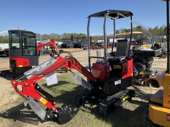 (112)UNUSED MIVA VA13 MINI EXCAVATOR