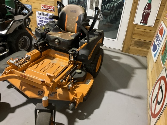 (78)SCAG TIGER CAT II ZERO TURN MOWER