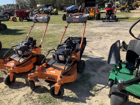 (50)SCAG 30" FINISH CUT WALK BEHIND MOWER