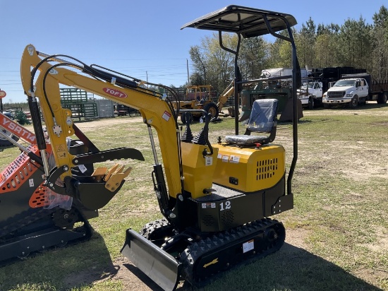 (177)UNUSED TOFT 12 MINI EXCAVATOR
