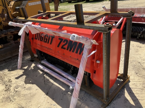 (195)UNUSED DIGGIT 72MM SS FORESTRY MULCHER HEAD