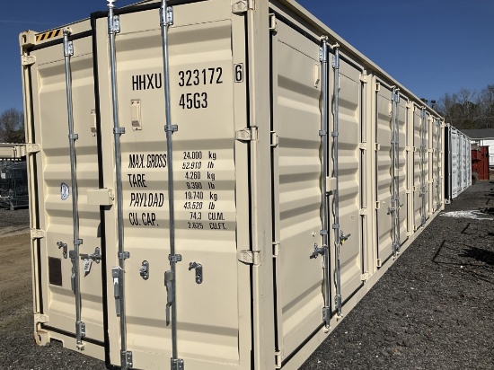 (971)40' HC CONTAINER W/ 4 SIDE DOORS