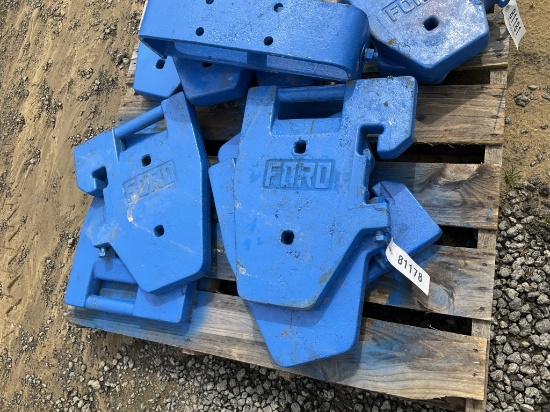 (516) - (9)FORD WEIGHTS