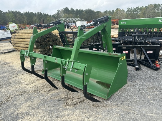(734)INDUSTRIAS AMERICA 80" JD BUCKET GRAPPLE-158