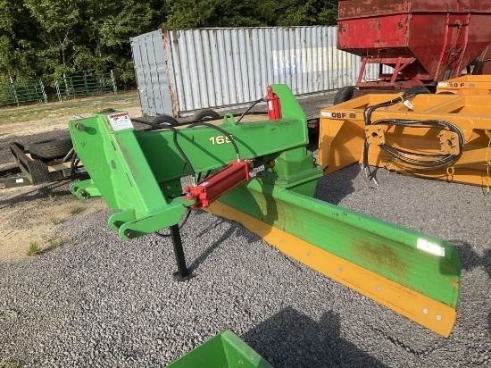 (796)INDUSTRIAS AMERICA 10' 3PT HYD. ANGLE BLADE