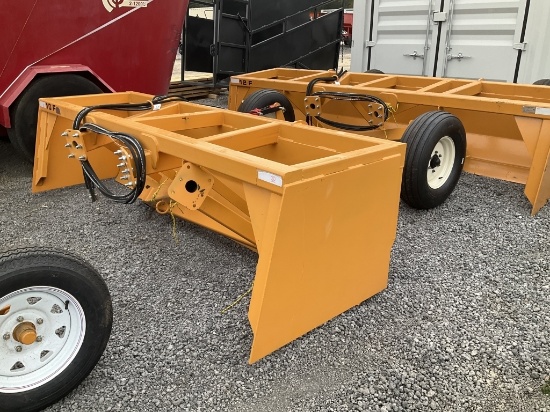 (739)INDUSTRIAS AMERICA 10'PULL HYD TILT BOX BLADE