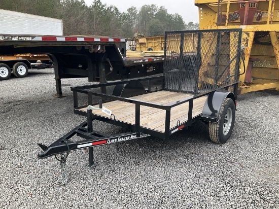 (859)2024 CLAY'S 5 X 8 S.A. UTILITY TRAILER