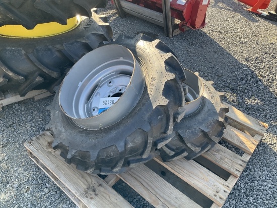 (802) - (2)8-16 TRACTOR TIRES