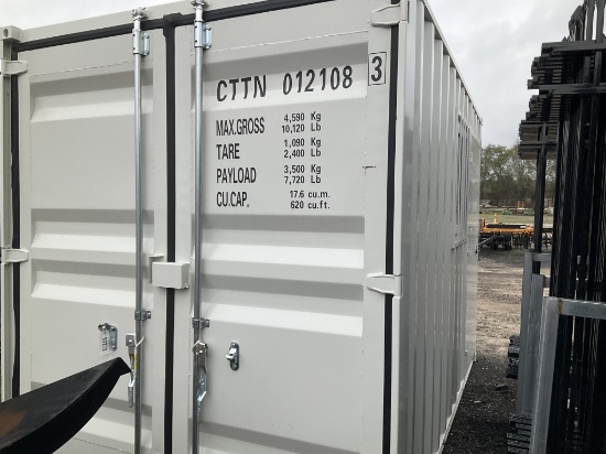 (1112)UNUSED CTTN 12FT MINI CONTAINER