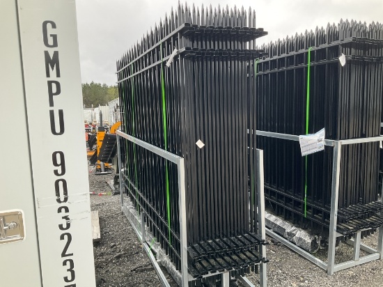 (1122)UNUSED FENS 20PC IRON FENCING