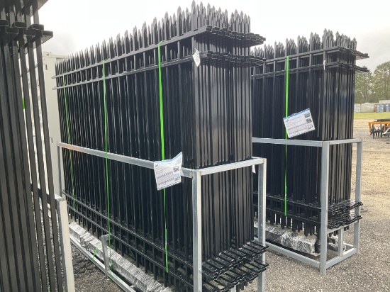 (1123)UNUSED FENS 20PC IRON FENCING