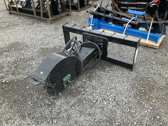 (1056)UNUSED GIYI SKID STEER STUMP GRINDER