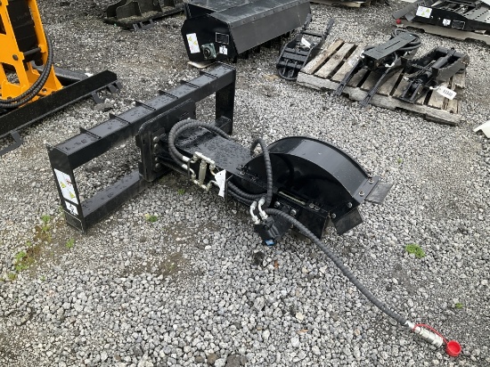 (1099)UNUSED GIYI SKID STEER STUMP GRINDER