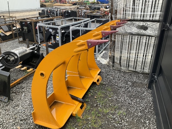 (1061)UNUSED GIYI 48" SKID STEER RIPPER