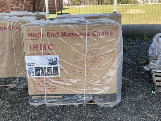 (753)UNUSED IRMC MASSAGE CHAIR