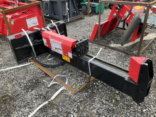 (1145)UNUSED RAYTREE SKID STEER LOG SPLITTER