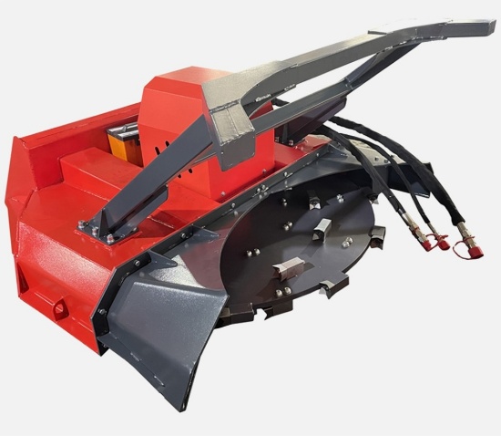 (1141)UNUSED RAYTREE 70" SKID STEER DISC MULCHER