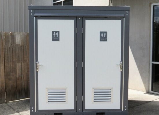 (984)UNUSED PORTABLE TWO STALL TOILETS