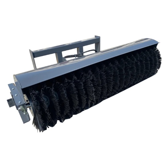 (993)UNUSED MOWER KING 72" SS ANGLE BROOM