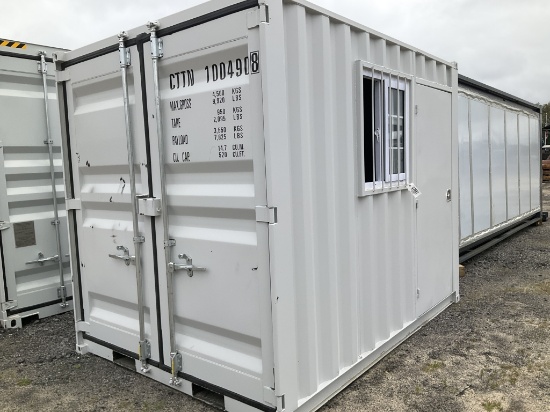 (1128)UNUSED CTTN 10.2FT MINI CONTAINER